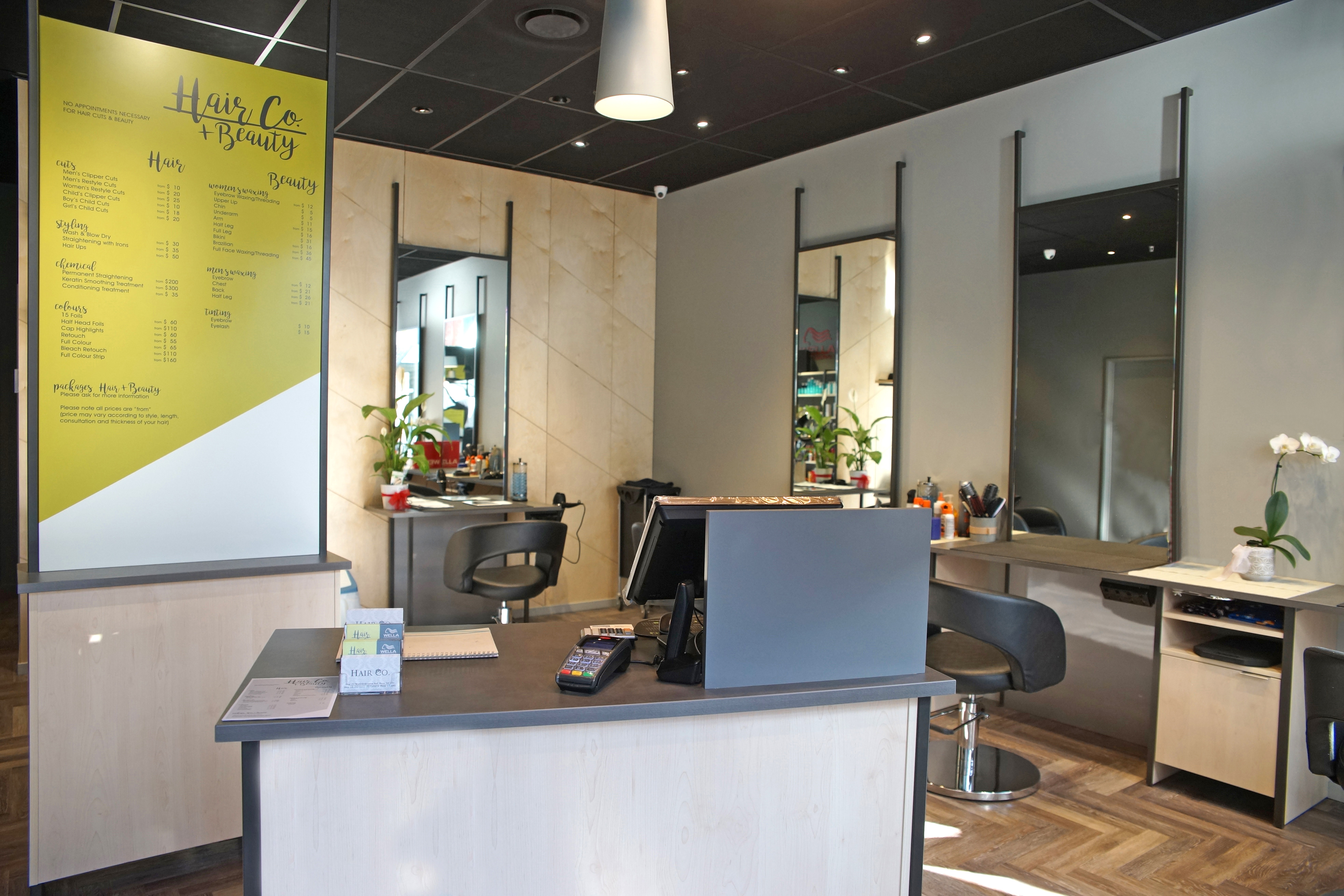 Salon and retail store fitout