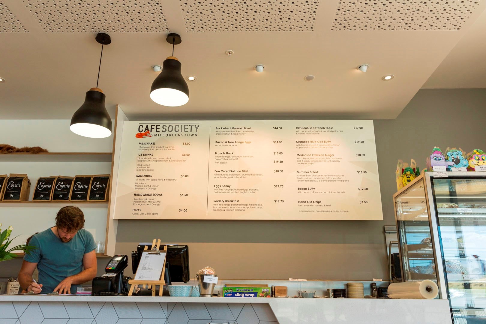 cafe interior design and fitout queenstown wanaka