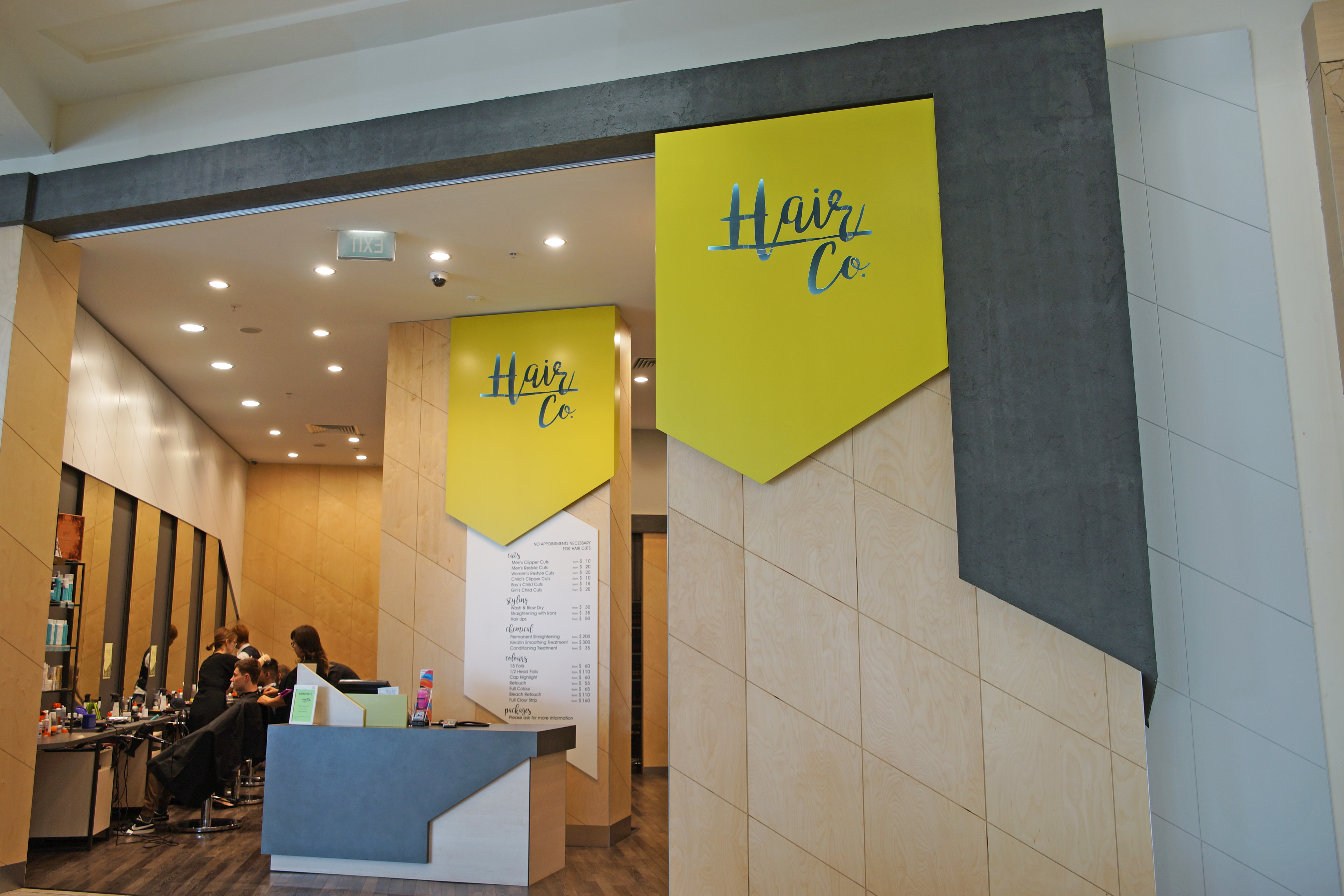 Hairco salon fit out christchurch