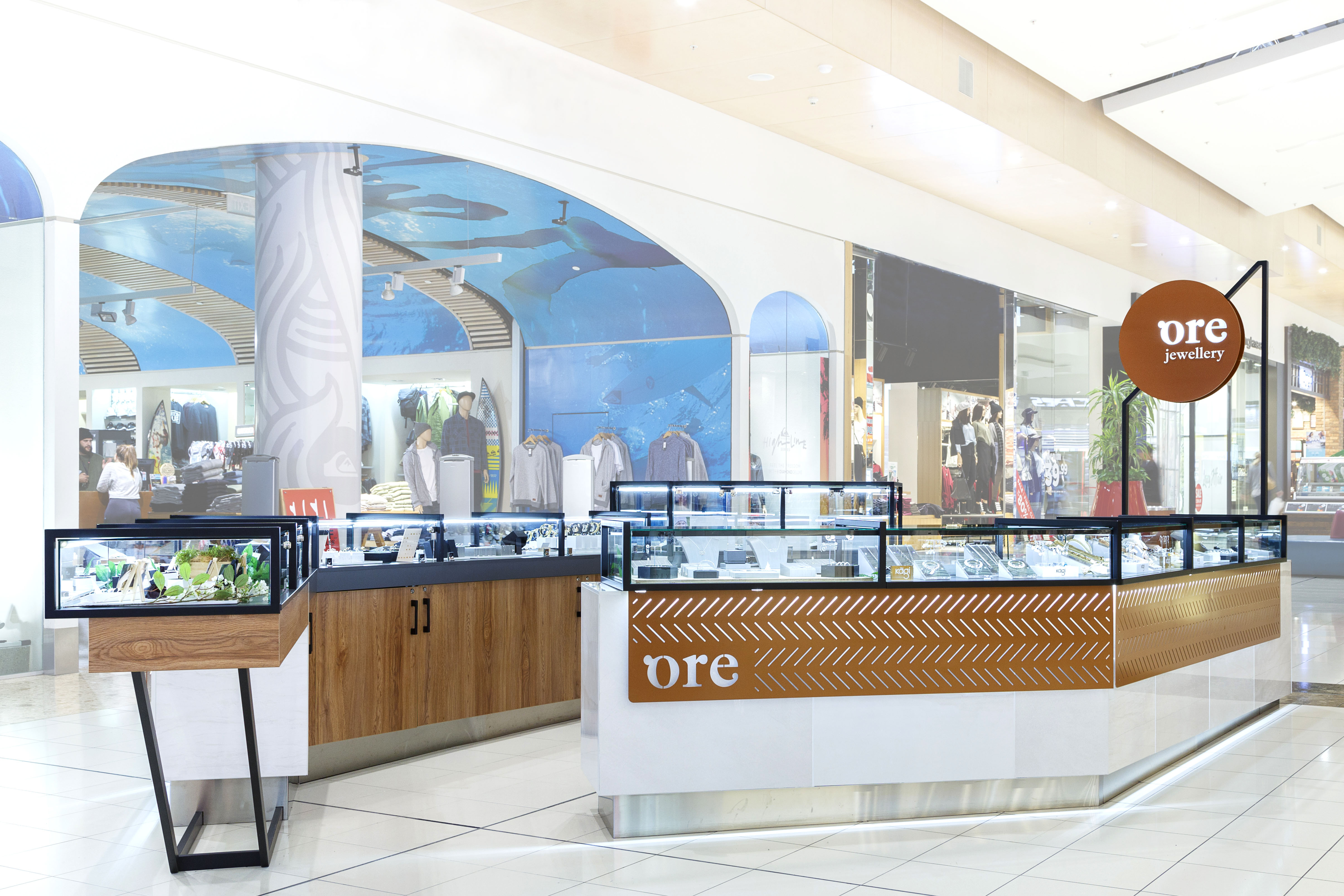 Mall kiosk design and fit out Auckland
