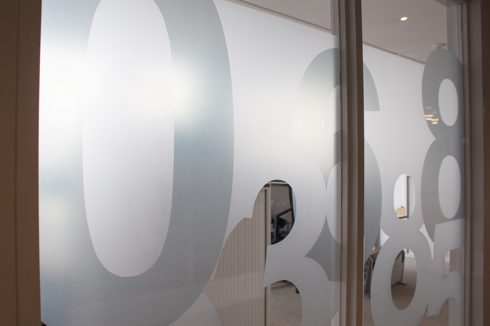 3M dusted crystal print window manifestation dunedin