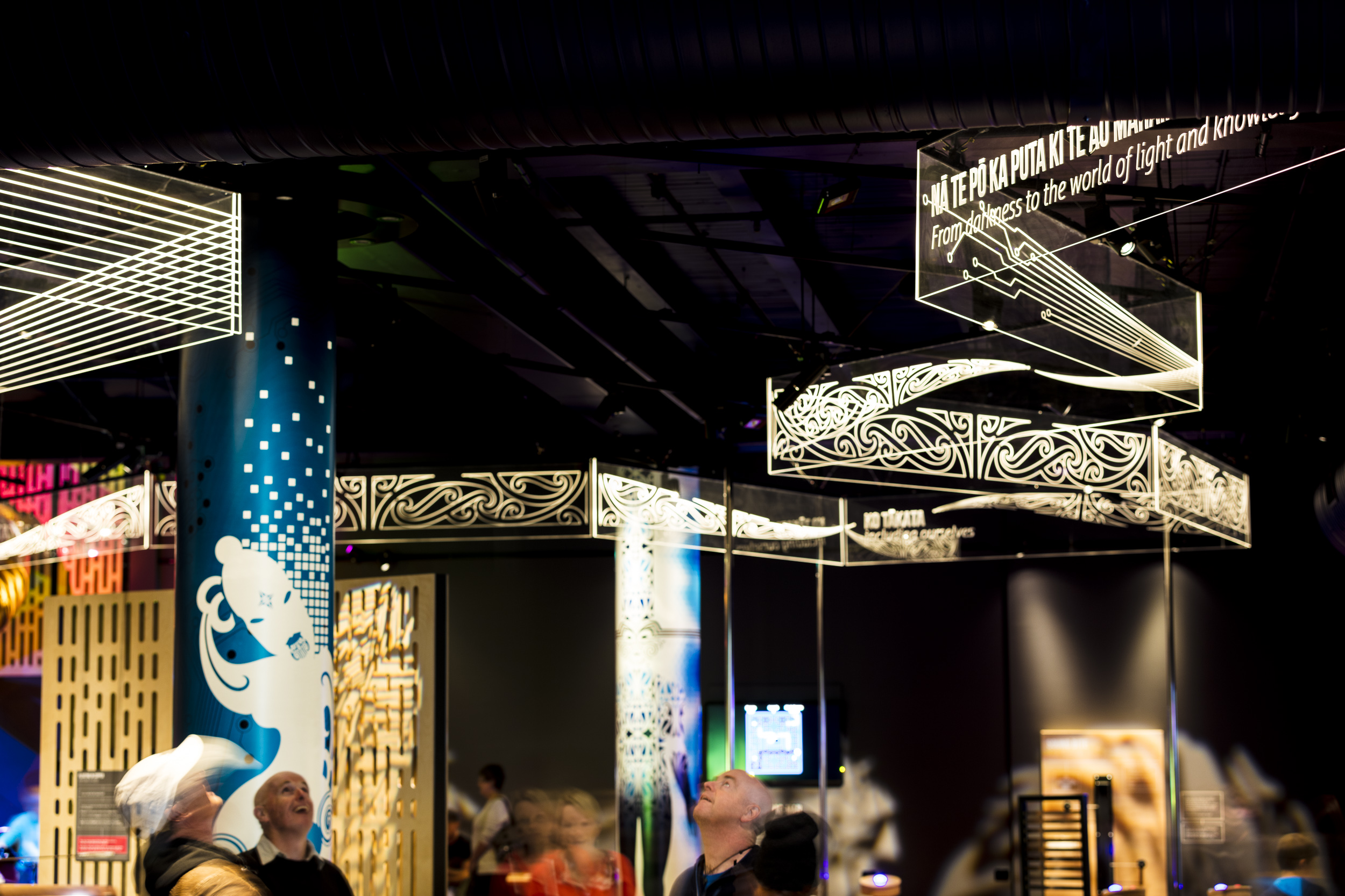 Edge lit acrylic panels Dunedin