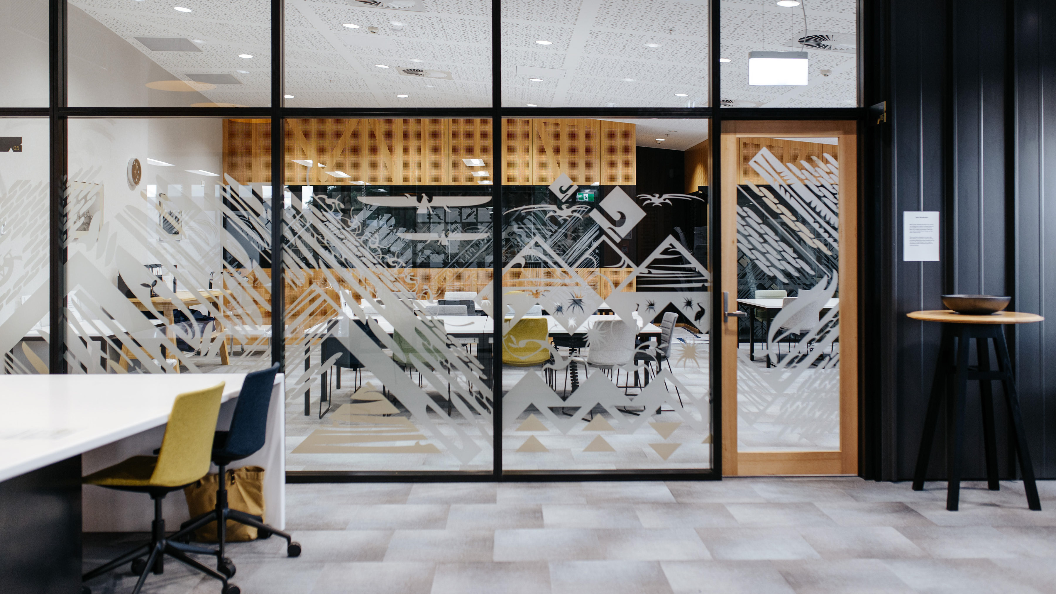 Large Scale Custom Window Graphics Manufactured By Miller Creative Christchurch