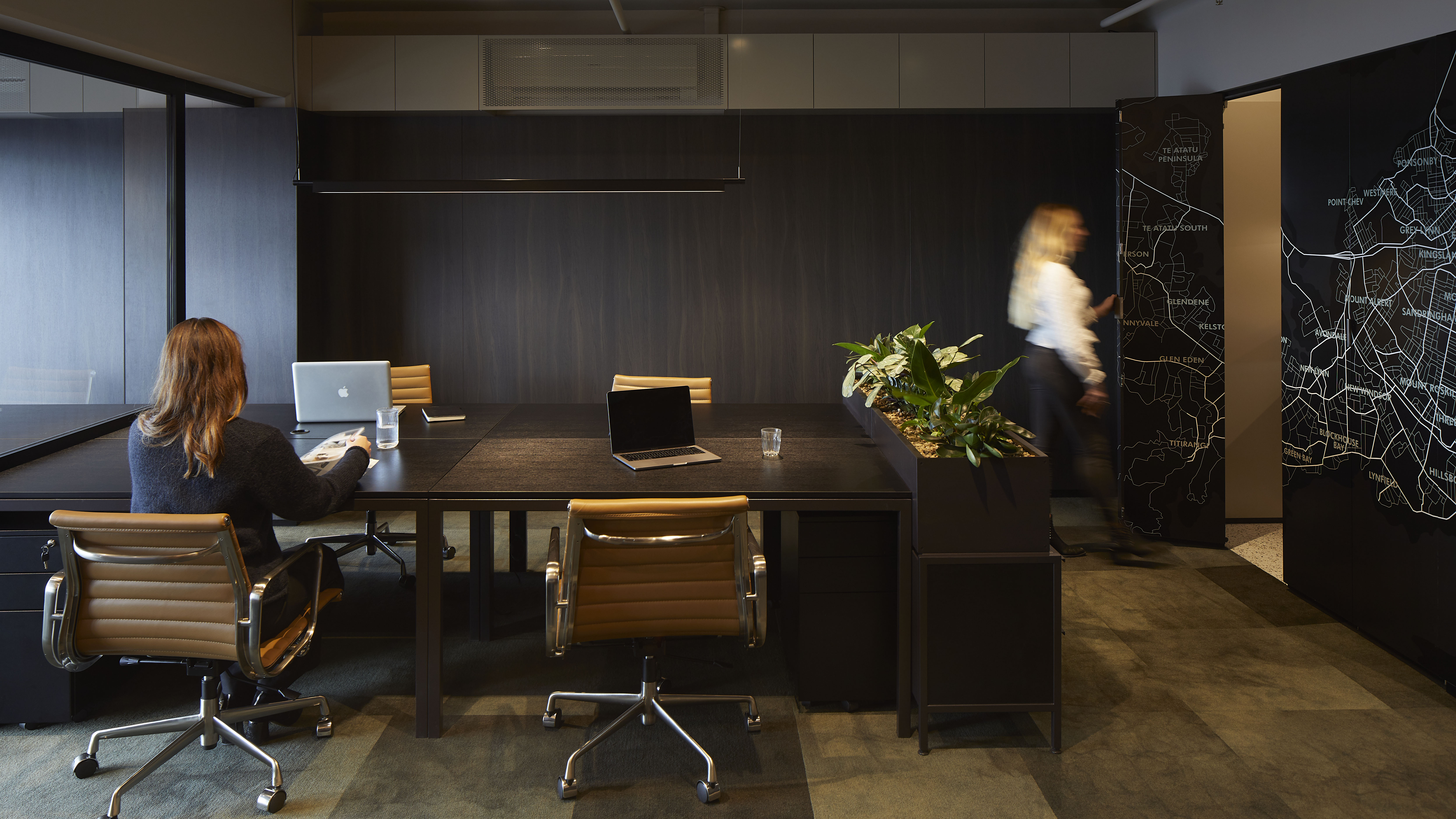 Office fitout completed by Miller Creative for Auckland company, Evans Randall Investors