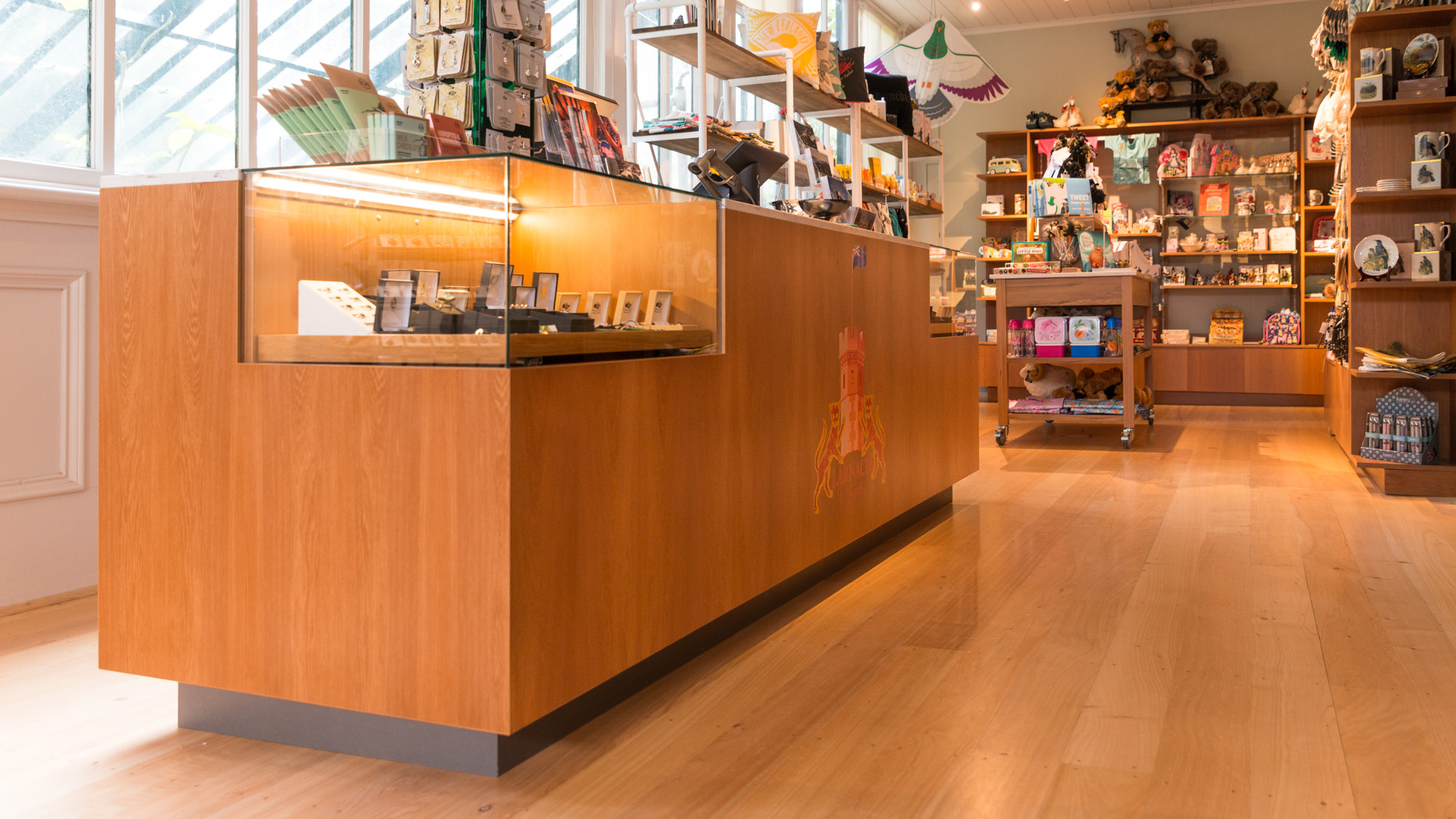 Miller Creative completes retail fitout for new gift shop at Larnach Castle